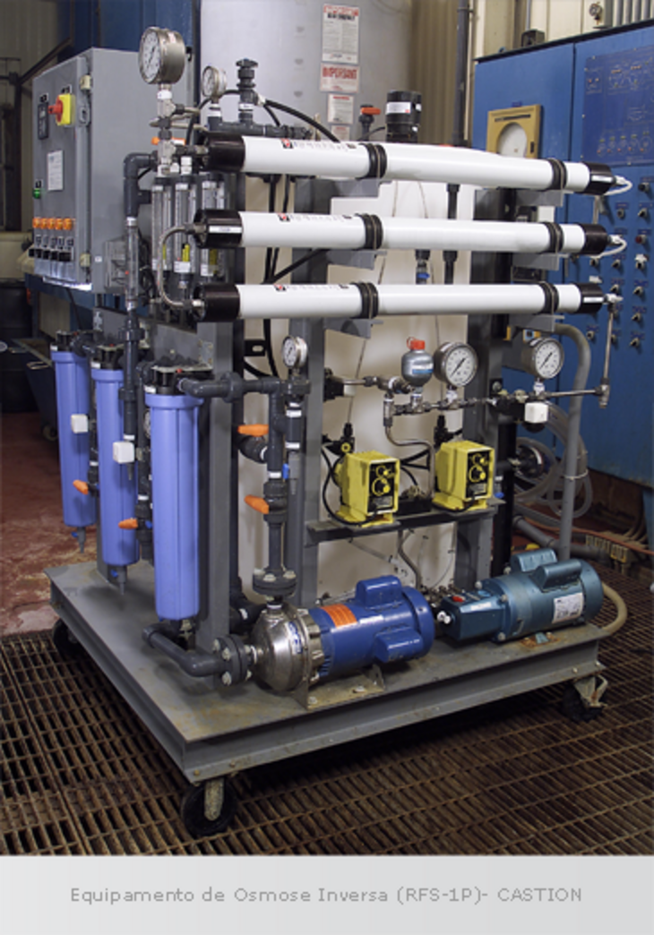Equipamento de Osmose Inversa
