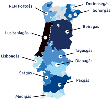 Rede de distribuição em Portugal