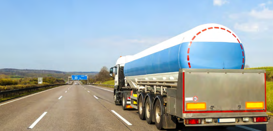 Transporte do GPL em camiões